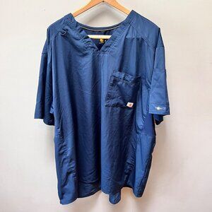 Carhartt Men's Force Liberty V-Neck Slim Fit Short sleeve Scrub‎ Top- Size XXL